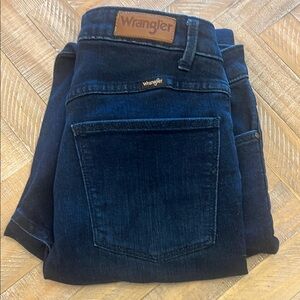 Women’s Wrangler Dark Blue High Rise Skinny Jeans, Sz 10